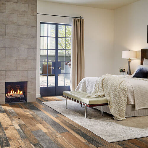 Bedroom Hardwood flooring | DeHaan Tile & Floor Covering