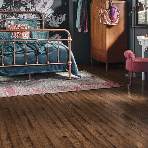 Solid Hardwood bedroom flooring | DeHaan Tile & Floor Covering