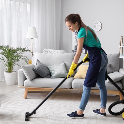 Lady Carpet cleaning | DeHaan Tile & Floor Covering