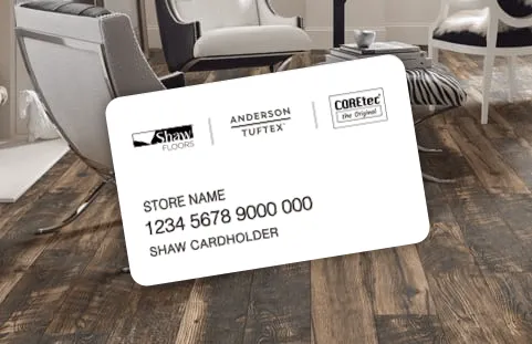 Financing card | DeHaan Tile & Floor Covering